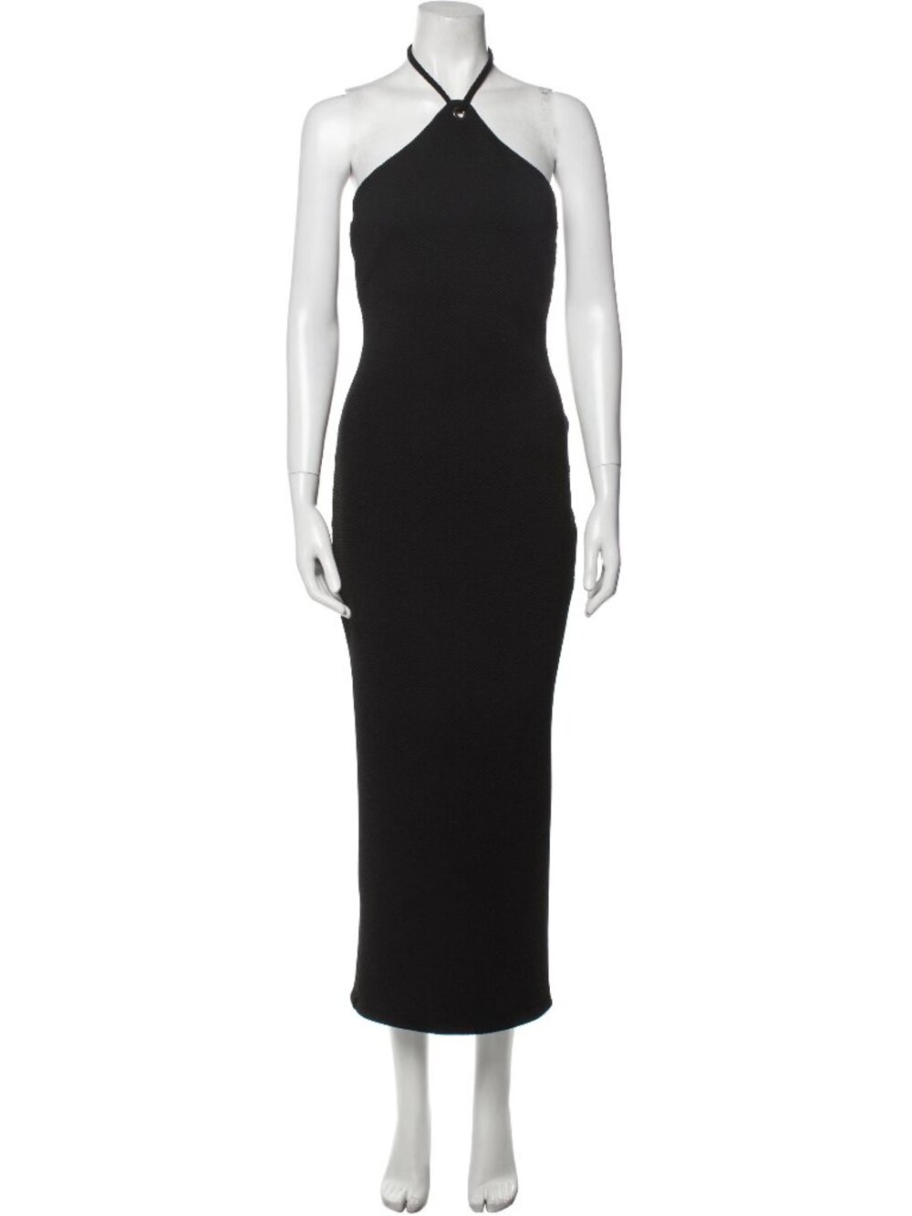 Paris Georgia Black Halter Dress XS NWOT